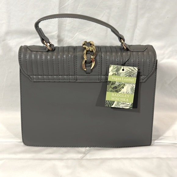 NWT Badgley Mischka quilted black crossbody - Picture 4 of 9